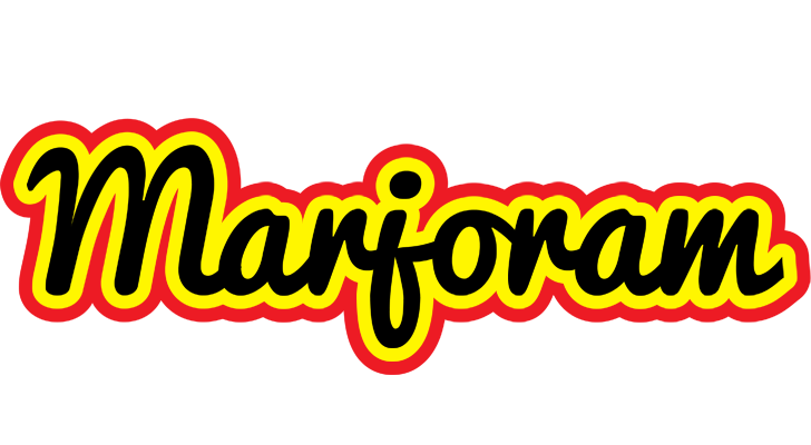 Marjoram flaming logo
