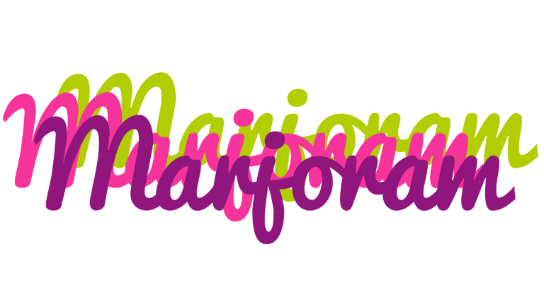 Marjoram flowers logo