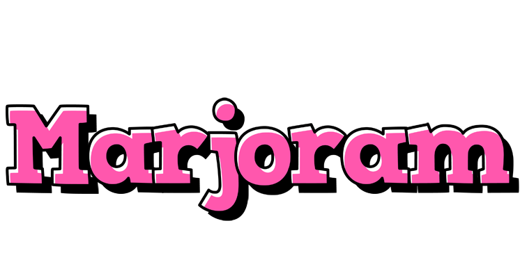 Marjoram girlish logo