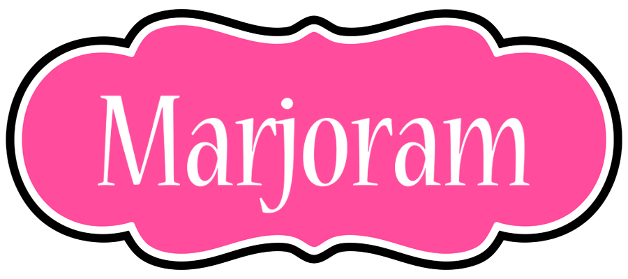 Marjoram invitation logo