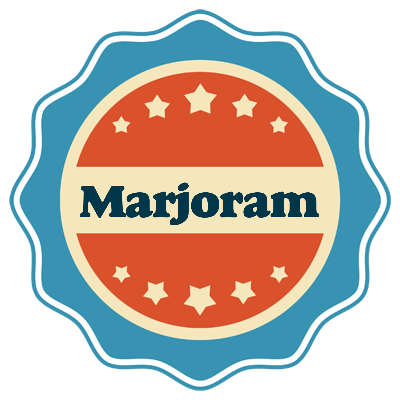 Marjoram labels logo