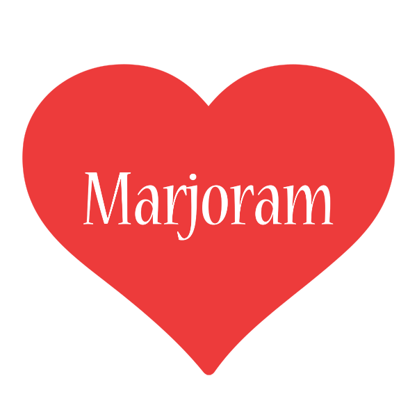 Marjoram love logo
