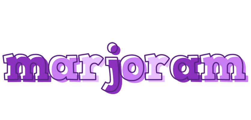 Marjoram sensual logo