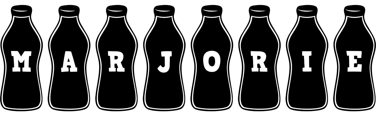 Marjorie bottle logo