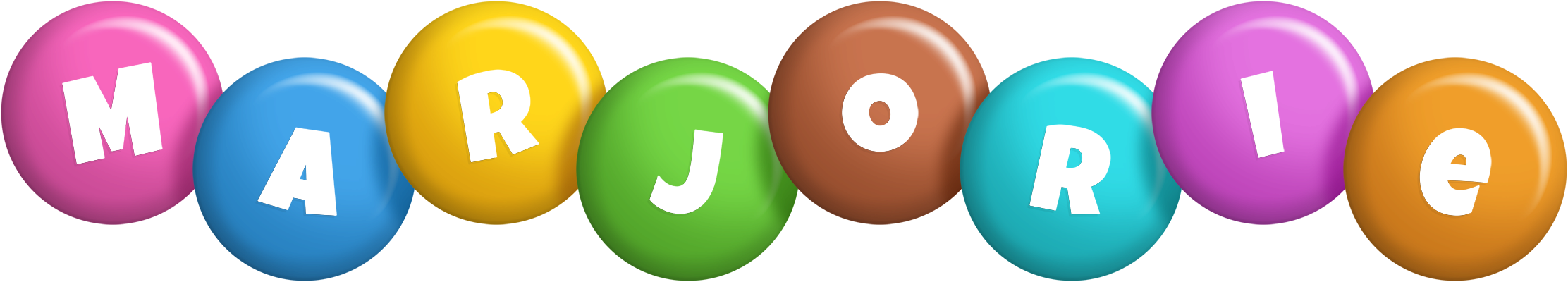 Marjorie candy logo
