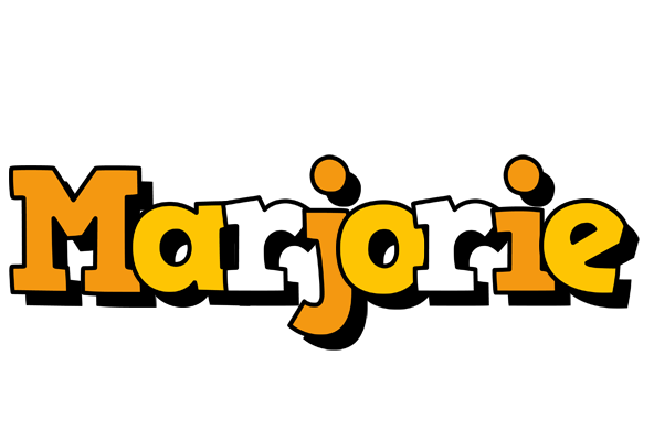 Marjorie cartoon logo