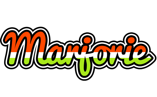 Marjorie exotic logo