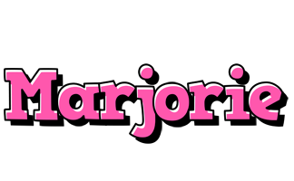 Marjorie girlish logo