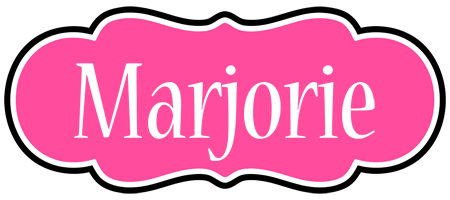 Marjorie invitation logo