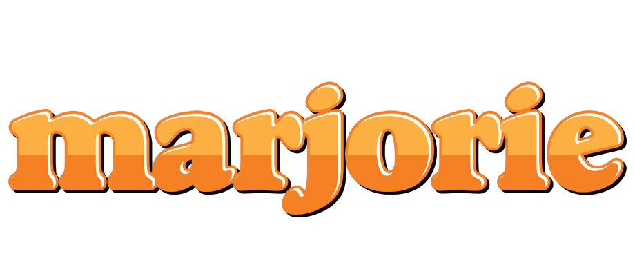 Marjorie orange logo