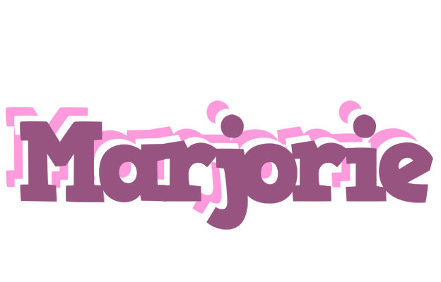 Marjorie relaxing logo