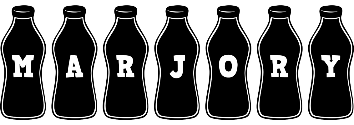 Marjory bottle logo