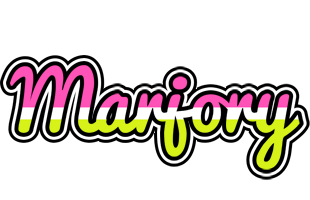 Marjory candies logo