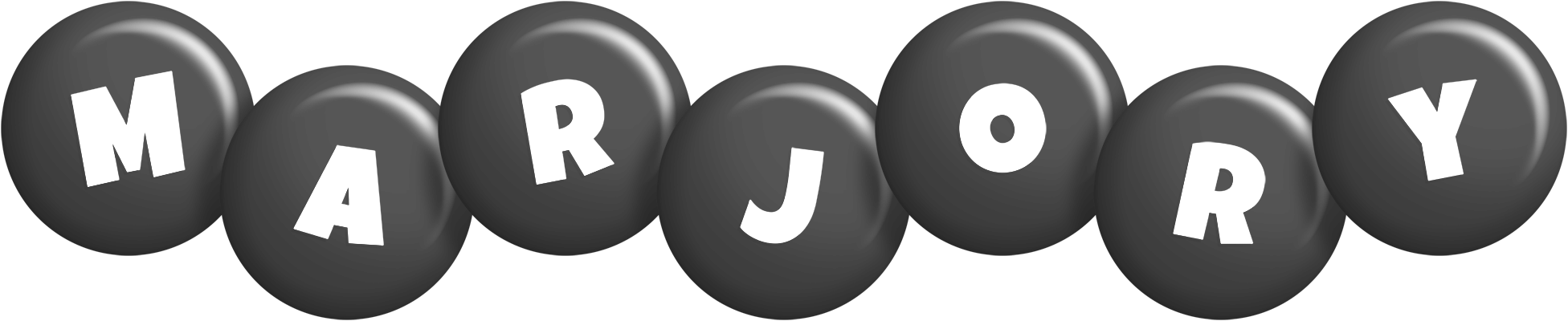 Marjory candy-black logo
