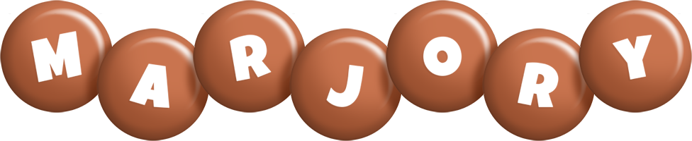 Marjory candy-brown logo