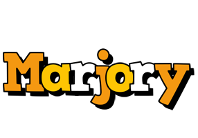 Marjory cartoon logo