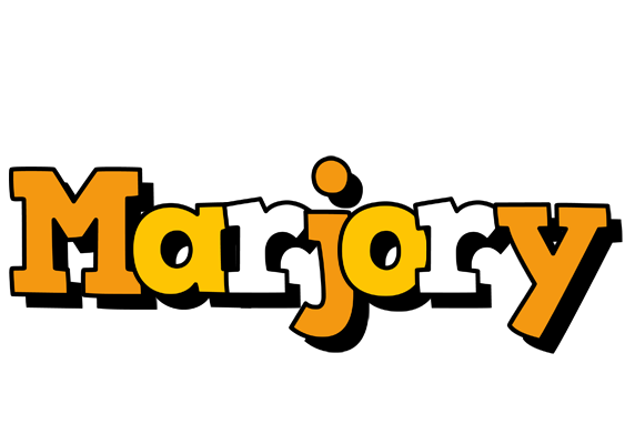Marjory cartoon logo