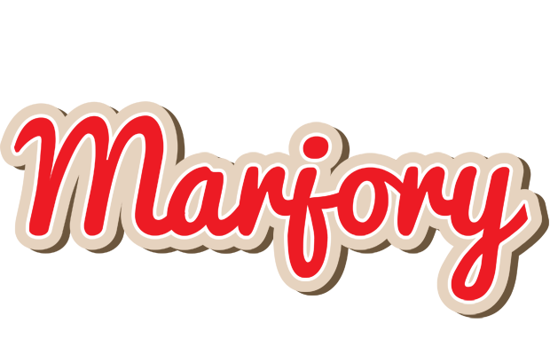 Marjory chocolate logo