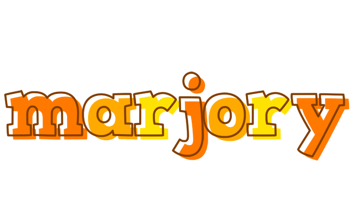 Marjory desert logo