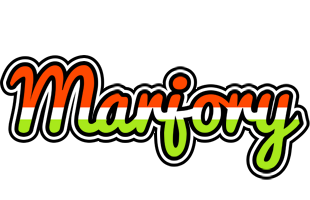 Marjory exotic logo