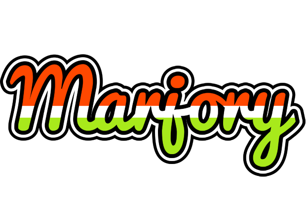 Marjory exotic logo