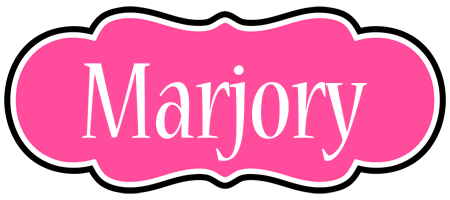 Marjory invitation logo