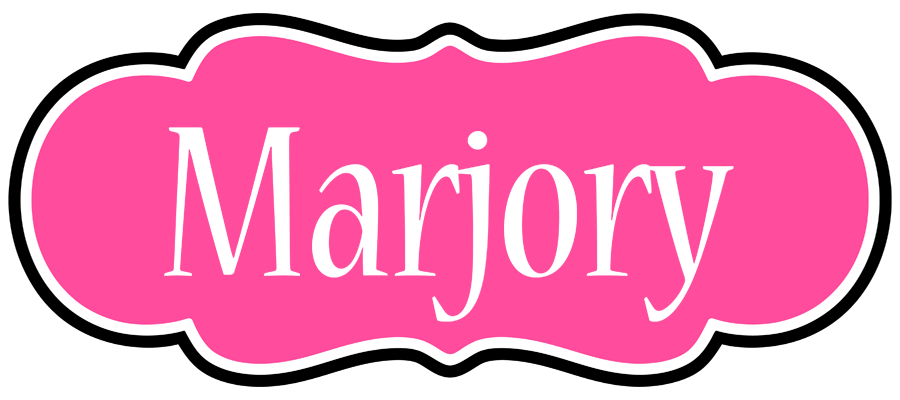Marjory invitation logo