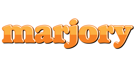 Marjory orange logo