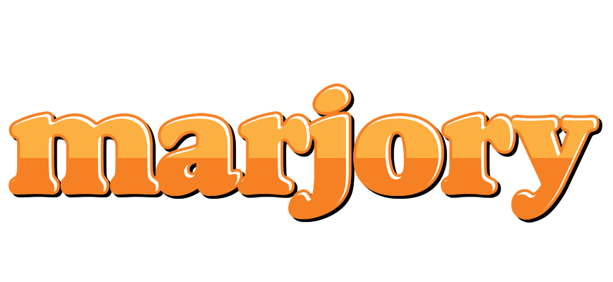 Marjory orange logo