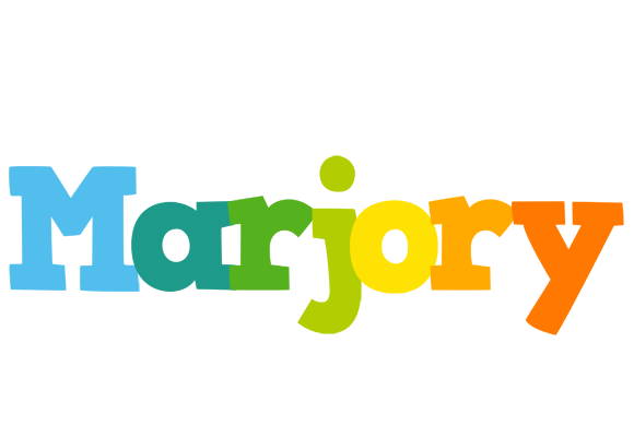 Marjory rainbows logo