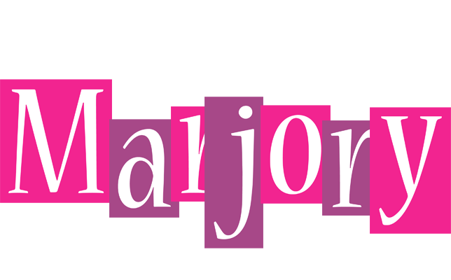 Marjory whine logo