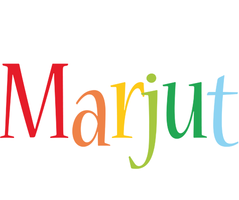 Marjut birthday logo