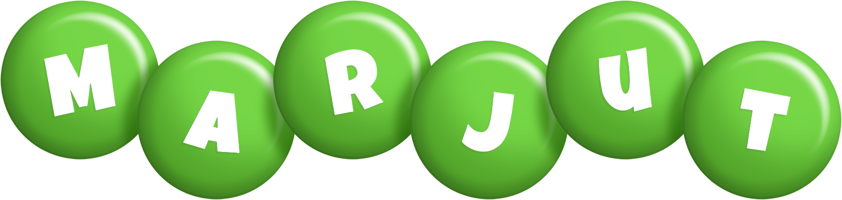 Marjut candy-green logo