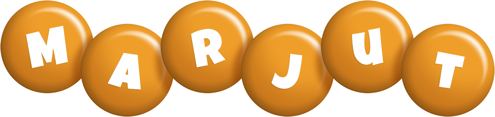 Marjut candy-orange logo