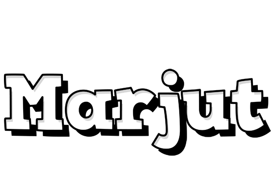 Marjut snowing logo