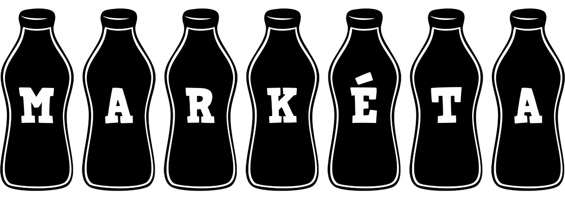 Markéta bottle logo