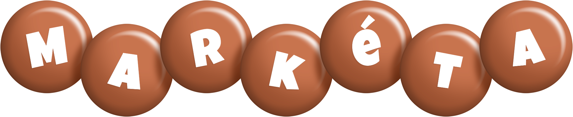 Markéta candy-brown logo