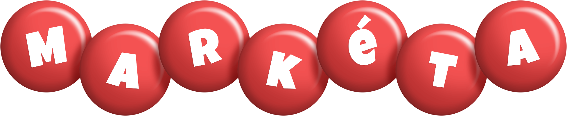 Markéta candy-red logo