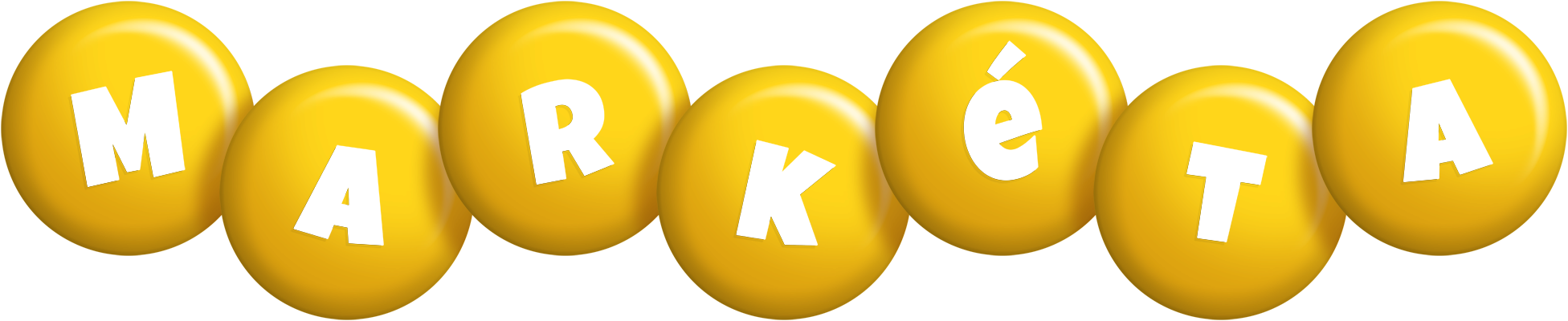 Markéta candy-yellow logo