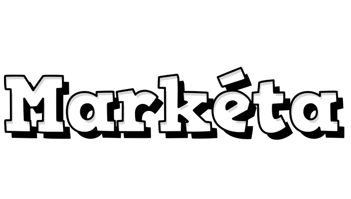 Markéta snowing logo