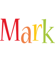 Mark birthday logo