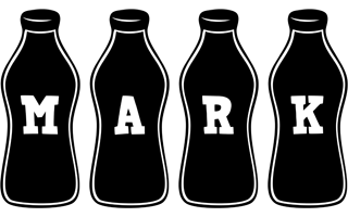 Mark bottle logo