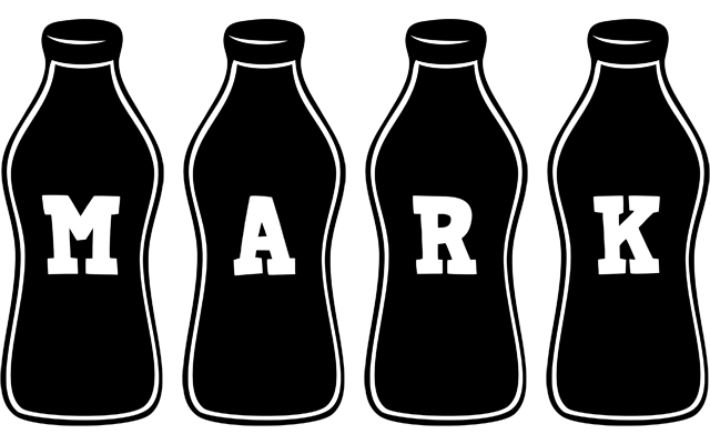 Mark bottle logo