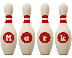 Mark bowling-pin logo