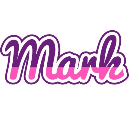 Mark cheerful logo