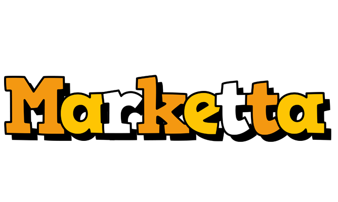 Marketta cartoon logo