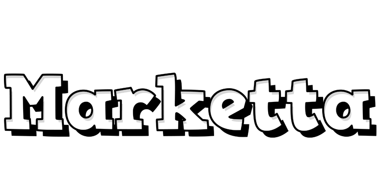 Marketta snowing logo