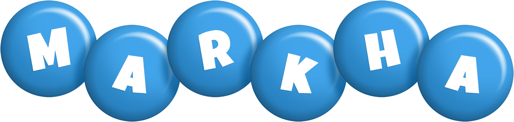 Markha candy-blue logo