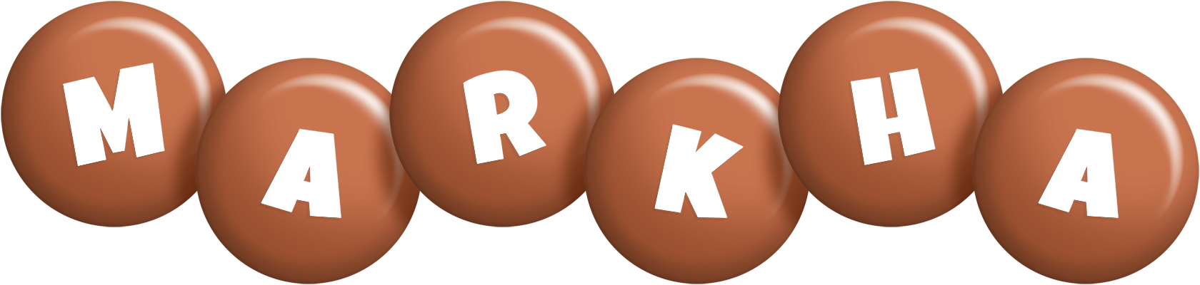 Markha candy-brown logo