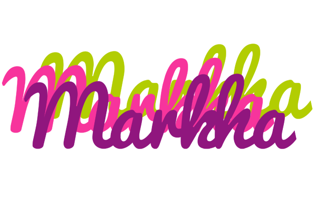 Markha flowers logo
